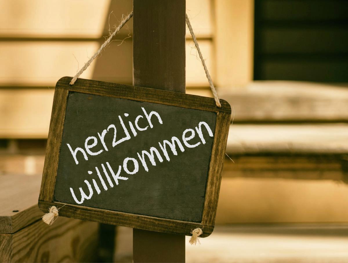 herzlich willkommen DE